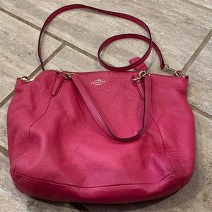 Coach pink handbag